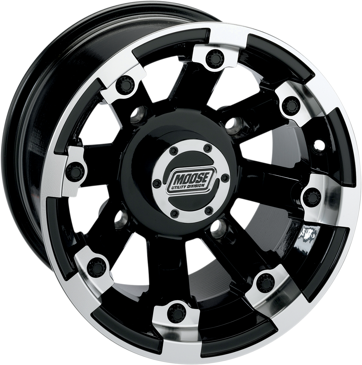 MOOSE UTILITY Wheel - 393X - Rear - Black - 14x8 - 4/156 - 4+4 393148156GBML4