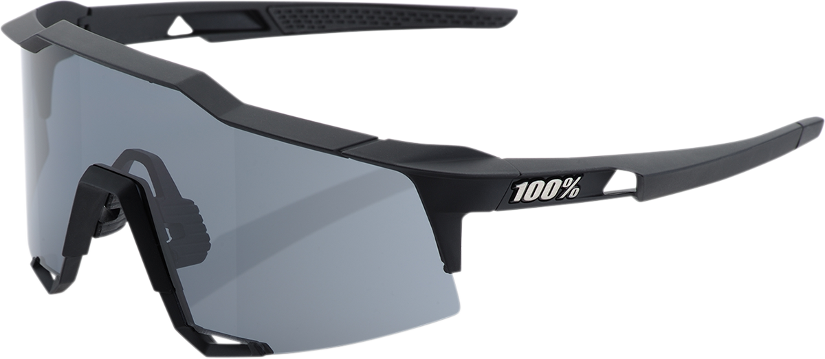 100% Speedcraft Sunglasses - Black - Smoke 60007-00001