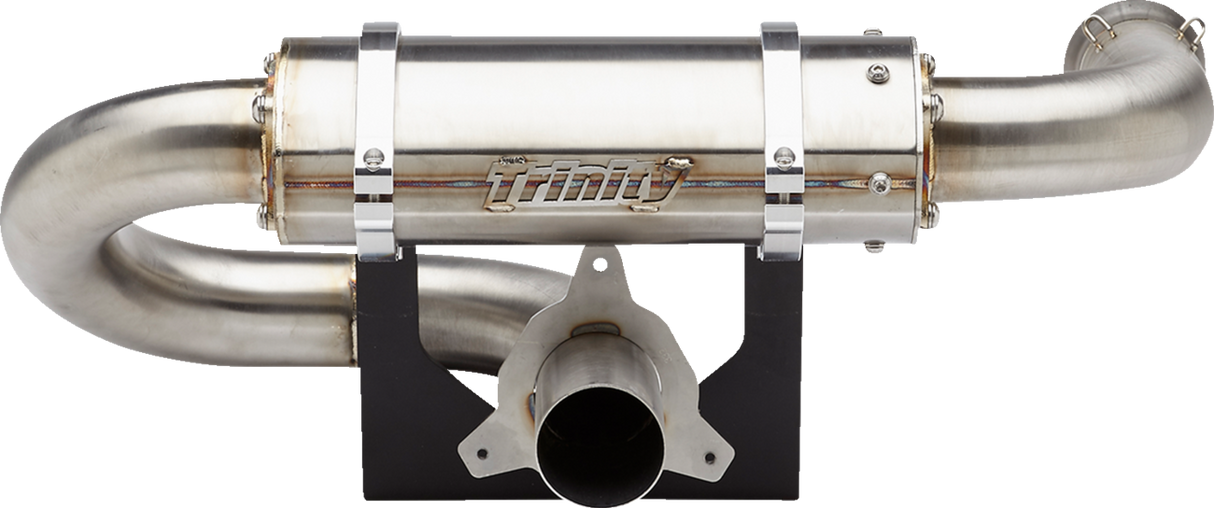 TRINITY RACING Center Exit Slip-On Muffler - Without Tip Maverick  TR-4184S