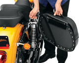 SADDLEMEN Drifter Saddlebags with Shock Cutaway - Black 3501-0576