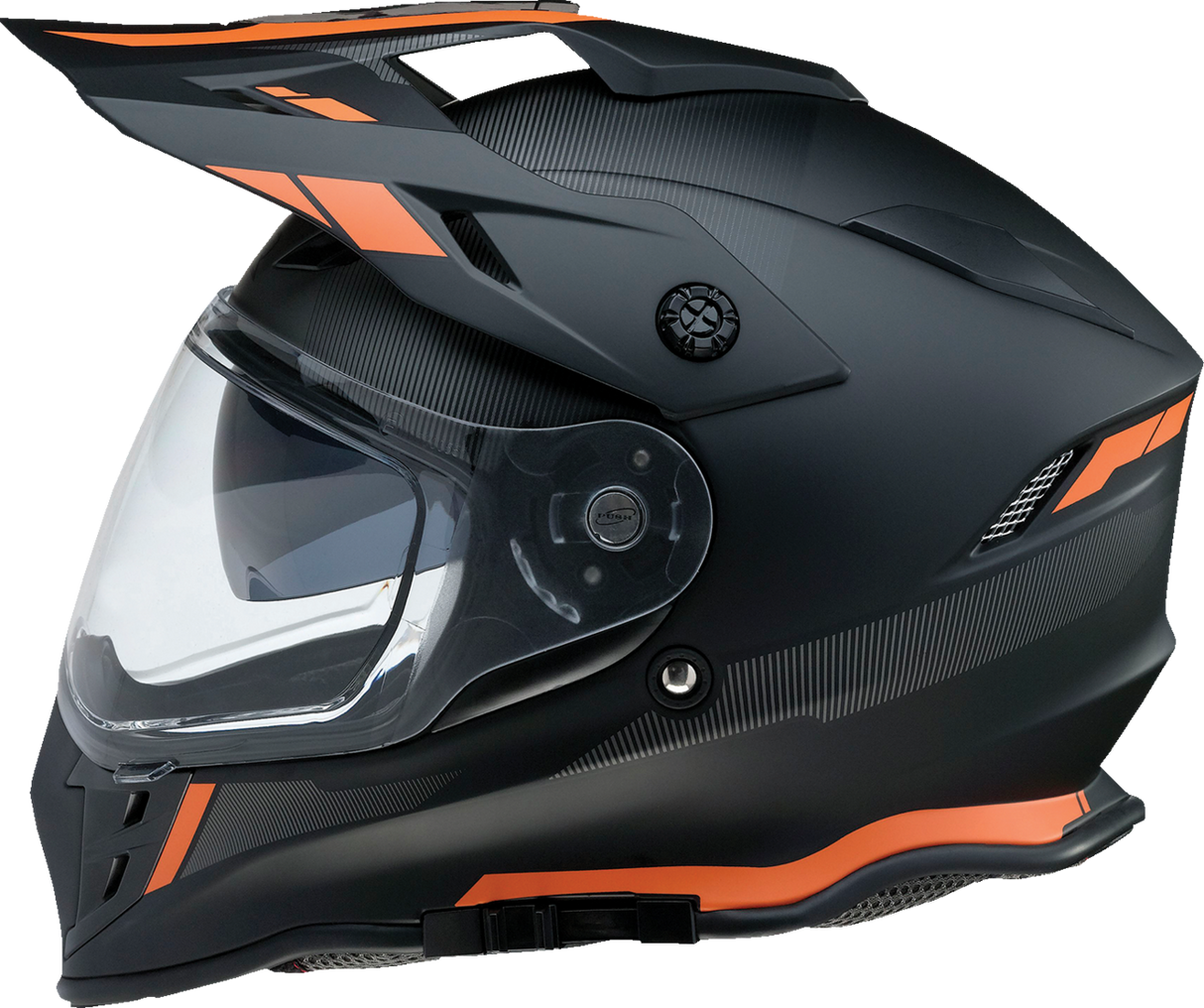 Z1R Range Helmet - Uptake - Black/Orange - 2XL 0140-0119