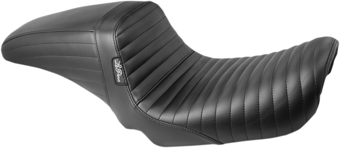 LE PERA Kickflip Seat - Pleated - Black - FXD '06-'17 LK-591PT