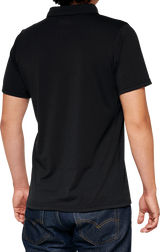 100% Corpo Polo Shirt - Black/Gray - XL 35019-057-13