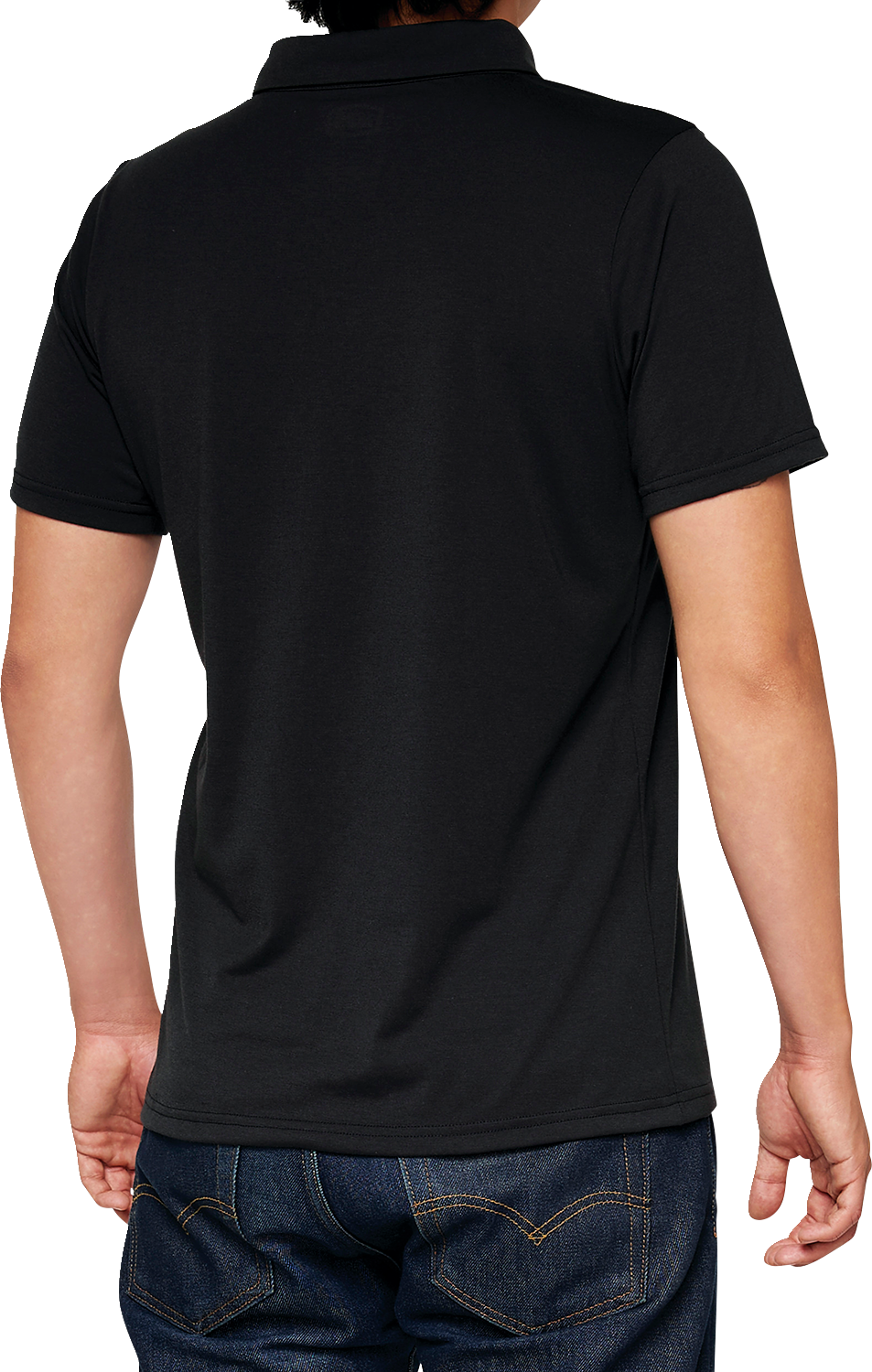 100% Corpo Polo Shirt - Black/Gray - Small 35019-057-10