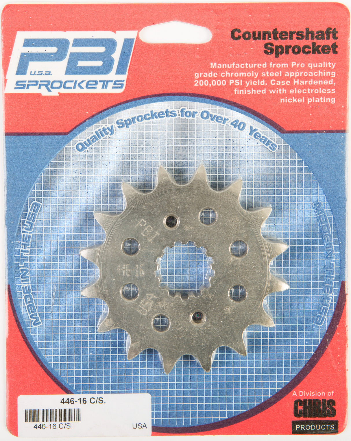 PBIFront Cs Sprocket Steel 16t-530 Kaw446-16