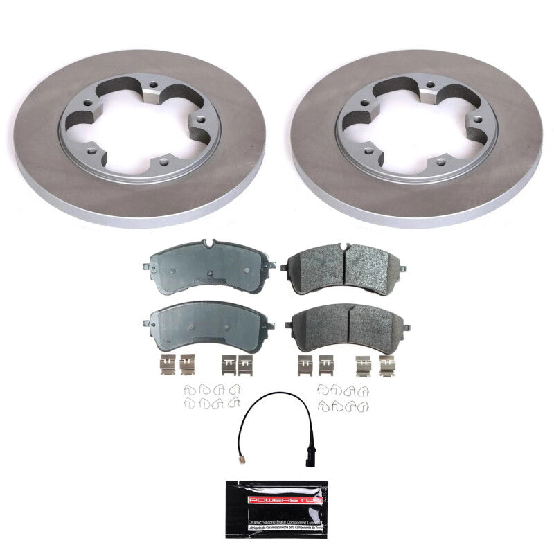 Power Stop 2021 Ford Transit-350 Rear Semi-Coated Rotor Kit