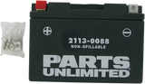 Parts Unlimited Agm Battery - Yt9b-4/Yt9b-Bs Ct9b-4