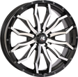 HIGH LIFTER Wheel - HL21 - Front/Rear - Gloss Black w/Machined - 20x7 - 4/156 - 4+3 (+10 mm) 20HL21-1156