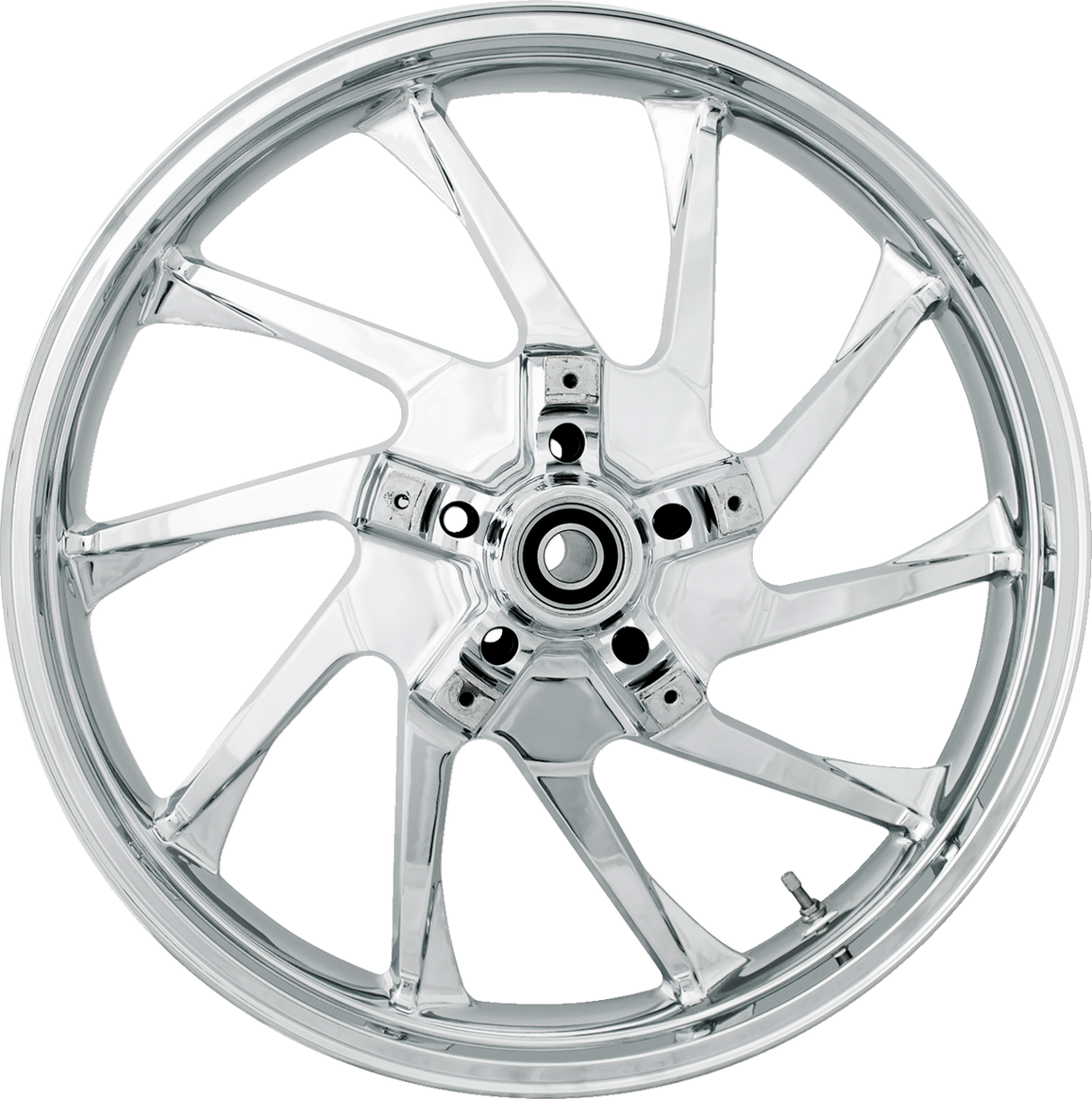 COASTAL MOTO Front Wheel - Hurricane 3D - Dual Disc/No ABS - Chrome - 21"x3.50" - '08+ FL 3D-HUR213CH