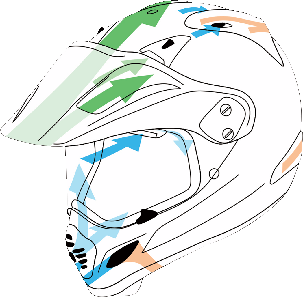 ARAI XD-4 Helmet - Africa Twin - Medium 0140-0229