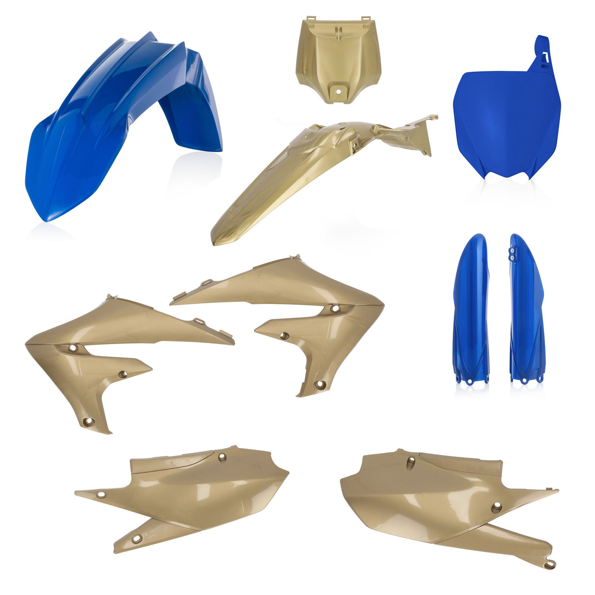 ACERBIS Full Plastic Kit Blue/Gold Yam 2736357837