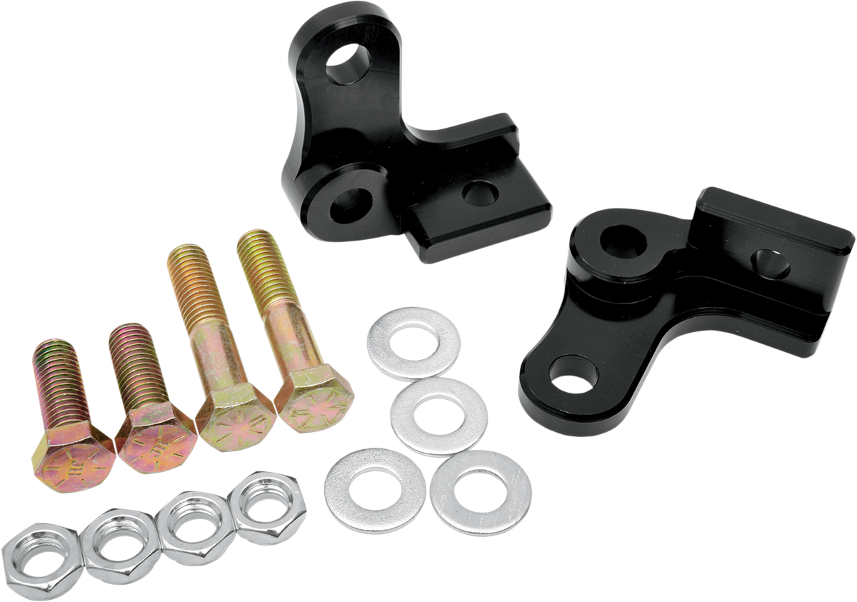 LA CHOPPERS Rear Lowering Kit - Black Powder Coated - Lowers 1" - '00-'04 XL LA-7500-00