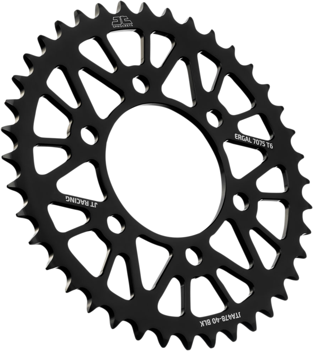 JT SPROCKETS Rear Sprocket - Kawasaki - Black - 40-Tooth JTA478.40BLK