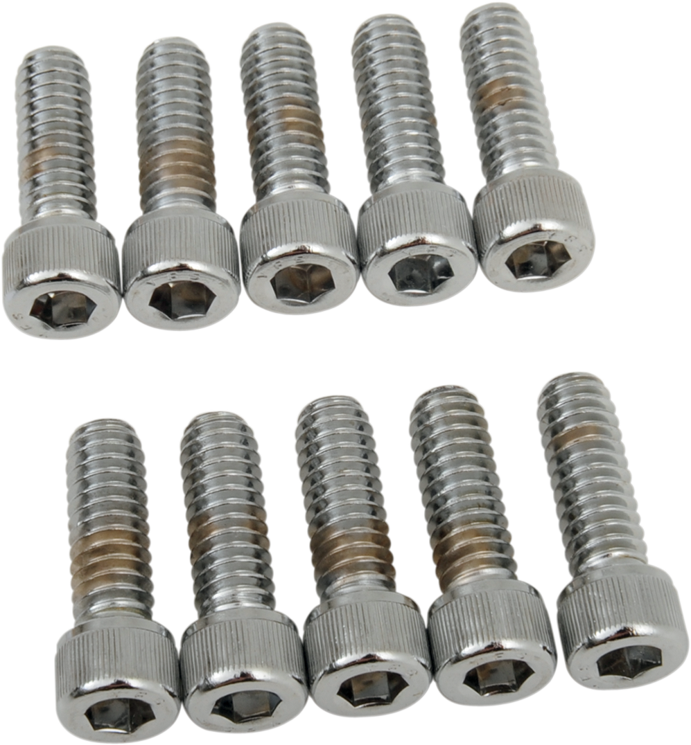 DRAG SPECIALTIES Bolts - Socket-Head - Knurled - 1/4-20 x 3/4" MPB179