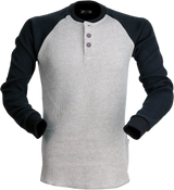 Z1R Waffle Long-Sleeve Shirt - Gray - Large 2840-0151