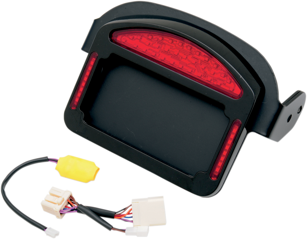 CYCLE VISIONS Taillight Eliminator - '06-'10 FXST - Black CV-4816B