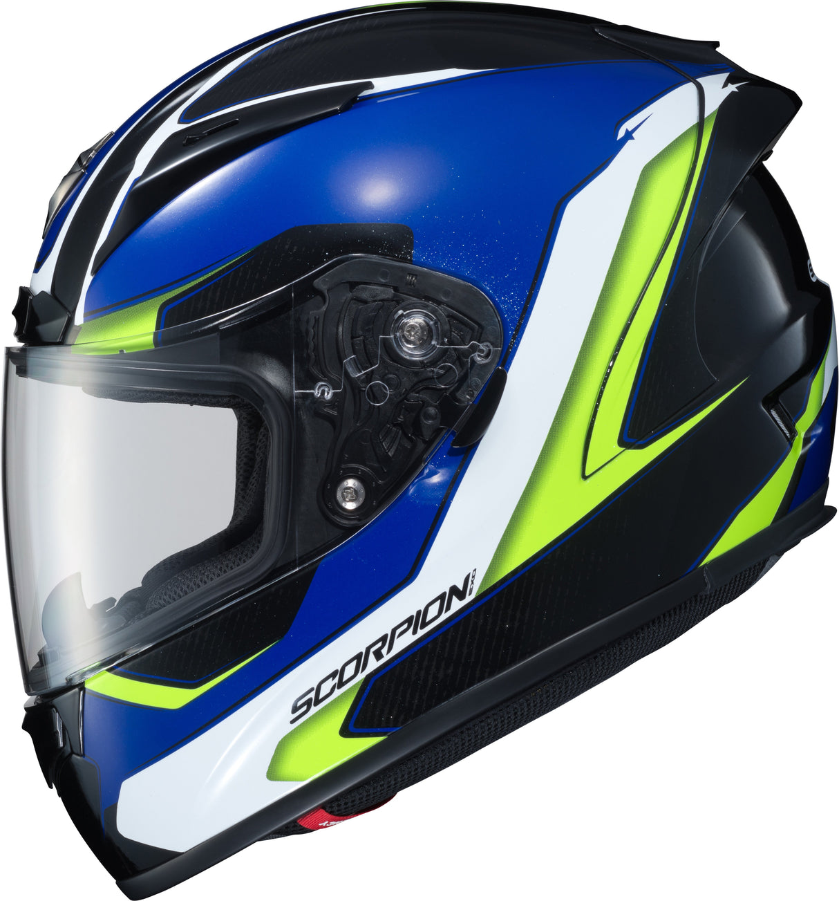 SCORPION EXO Exo-R2000 Full-Face Helmet Hypersonic Blue/Hi-Vis 2x 200-7947