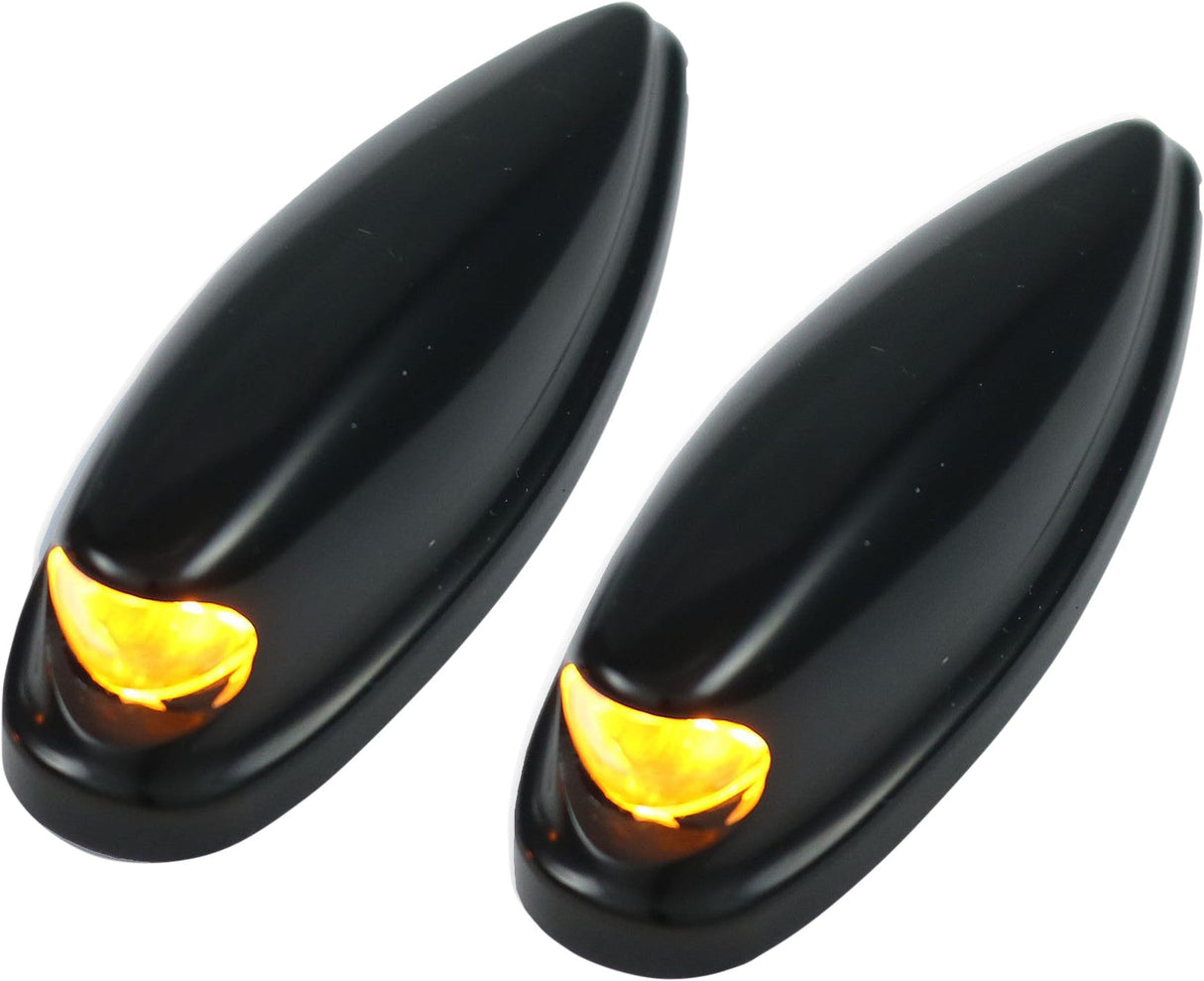 BAGGERNATION Turn Signal Bullet Black `98-13 Fltr TSEE-RG-13E-B