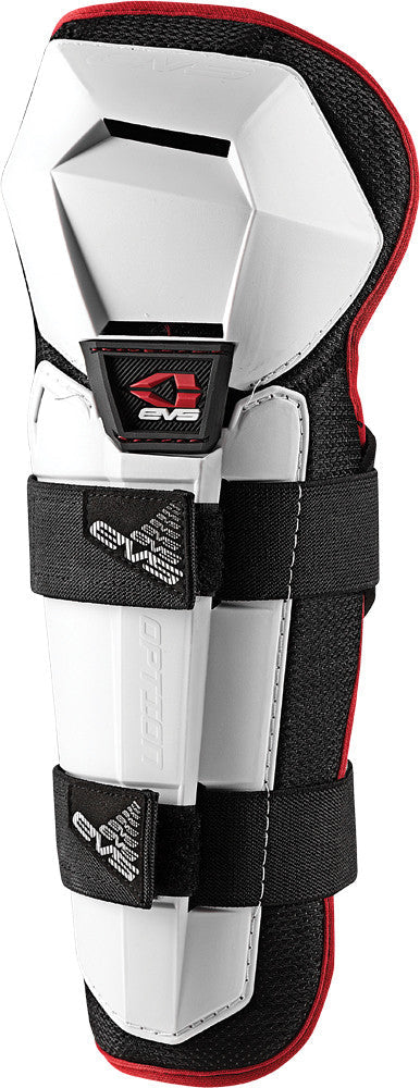 EVS Option Knee/Shin Guard White Youth OPTK-Y-WH