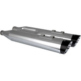 VANCE & HINES Razorback 450 Slip-On Mufflers - Chrome - M8 Bagger 17960 1801-1844