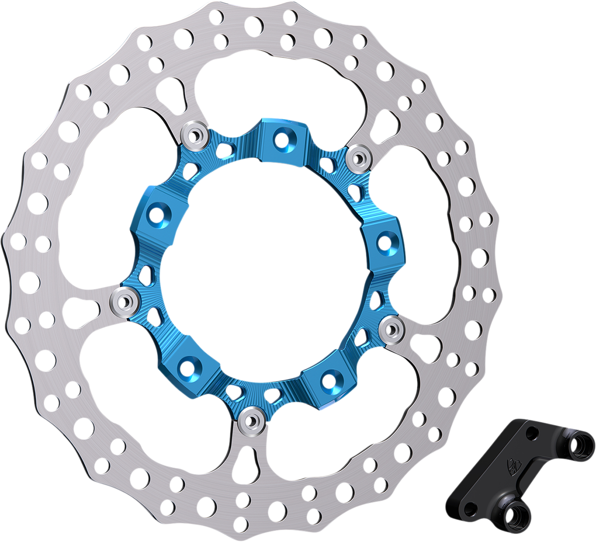 ARLEN NESS Rotor 14" - Front Left - Blue 300-001