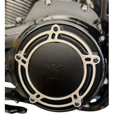 KODLIN USA NXL Derby Cover - Black - M8 Touring K25409