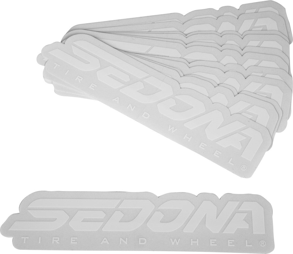 SEDONA 6" Sedona Decal Pack Of 20 White SEDONA 20PK WHITE