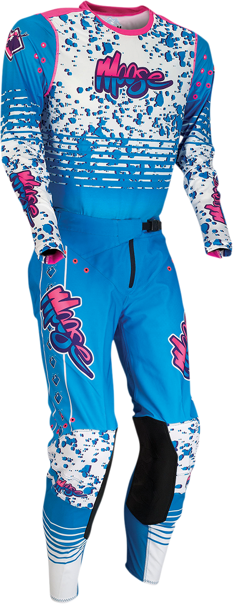 MOOSE RACING Agroid Jersey - Blue/Pink/White - Medium 2910-6387