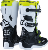 MOOSE RACING Youth Tech 7S Boots - Black/White/Yellow - US 3 0215024-125-3