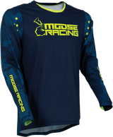 MOOSE RACING Agroid Jersey - Navy/Hi-Viz - Medium 2910-6393