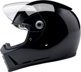 BILTWELL Lane Splitter Helmet - Gloss Black - XS 1004-101-501