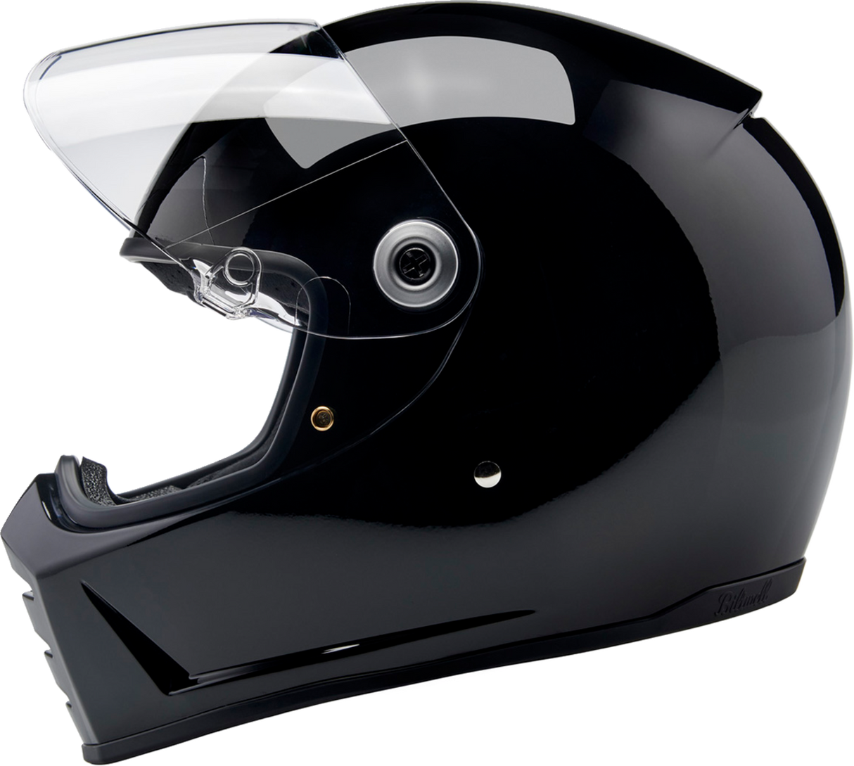 BILTWELL Lane Splitter Helmet - Gloss Black - Small 1004-101-502