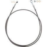 FAT BAGGERS INC. EZ Install Brake Line - 60" - Stainless Steel Braid 100060