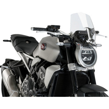 PUIG HI-TECH PARTS New Generation Sport Windshield - 13-1/2" - Clear - CB1000R  Black Ed.  2021-2022 20862W