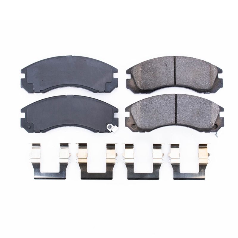 Power Stop 91-96 Dodge Stealth Front Z17 Evolution Ceramic Brake Pads w/Hardware