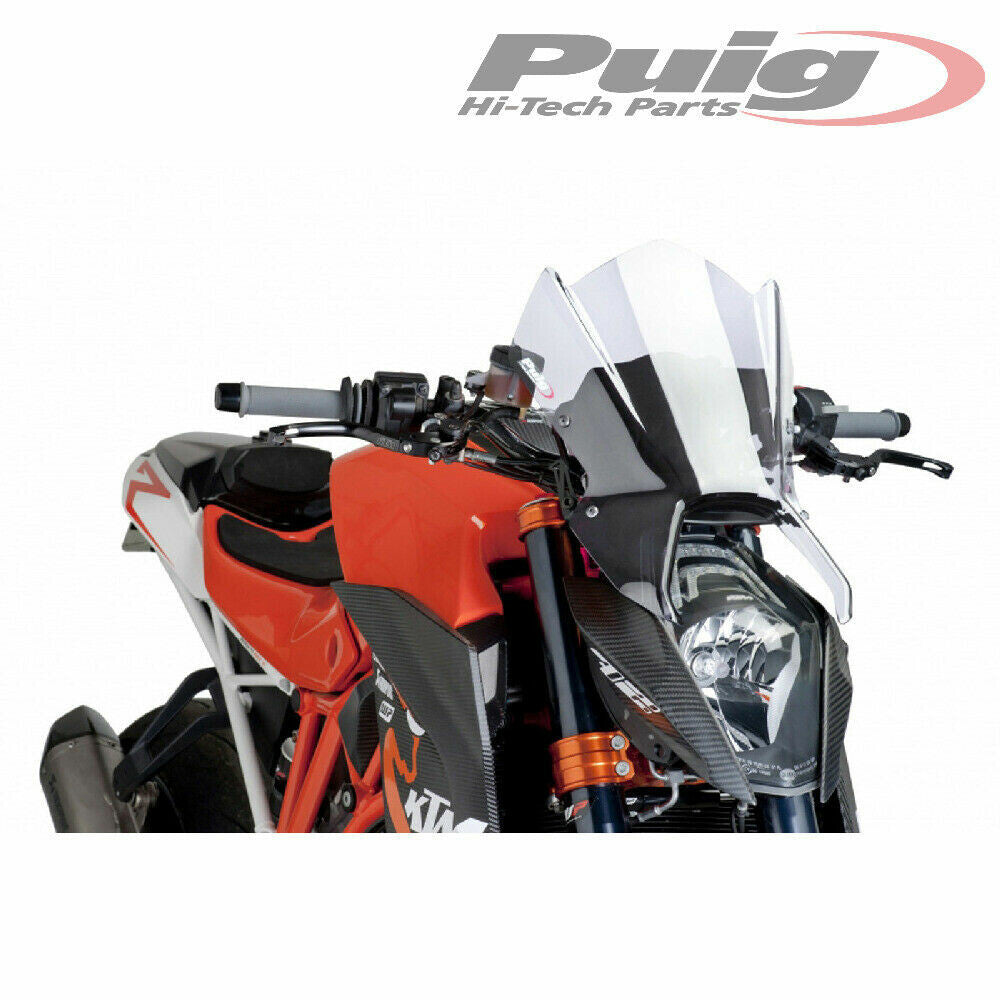 PUIG Windscreen Naked New Gen Sport Clear 7014W