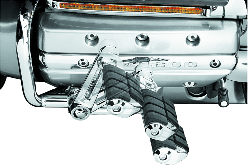 Kuryakyn Ergo II Dually ISO Pegs With Long Arms Chrome 4056