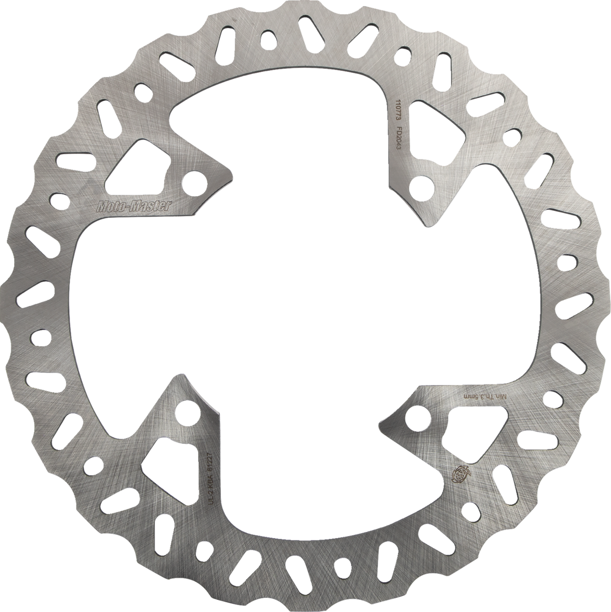 MOTO-MASTER Brake Rotor - Rear - Nitro 110773-PU