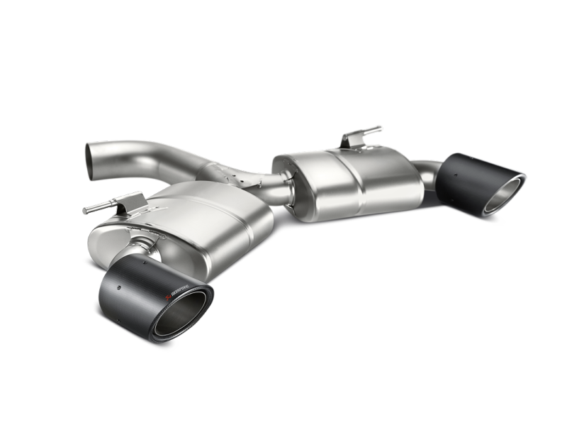 Akrapovic 13-17 Volkswagen Golf GTI (VII) Slip-On Race Line (Titanium) w/ Carbon Tips MTP-VW/T/2