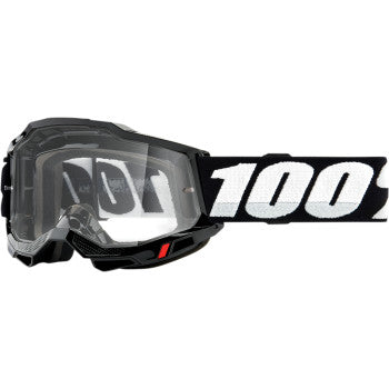 100% Accuri 2 Goggles - Black - Clear  50013-00001