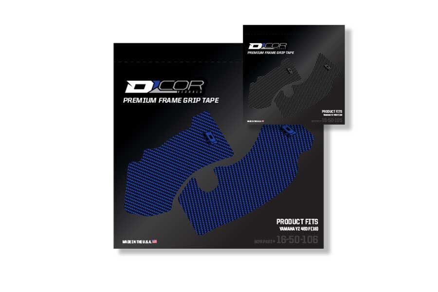 D-COR Frame Grip Guard Decal Blue 16-50-106