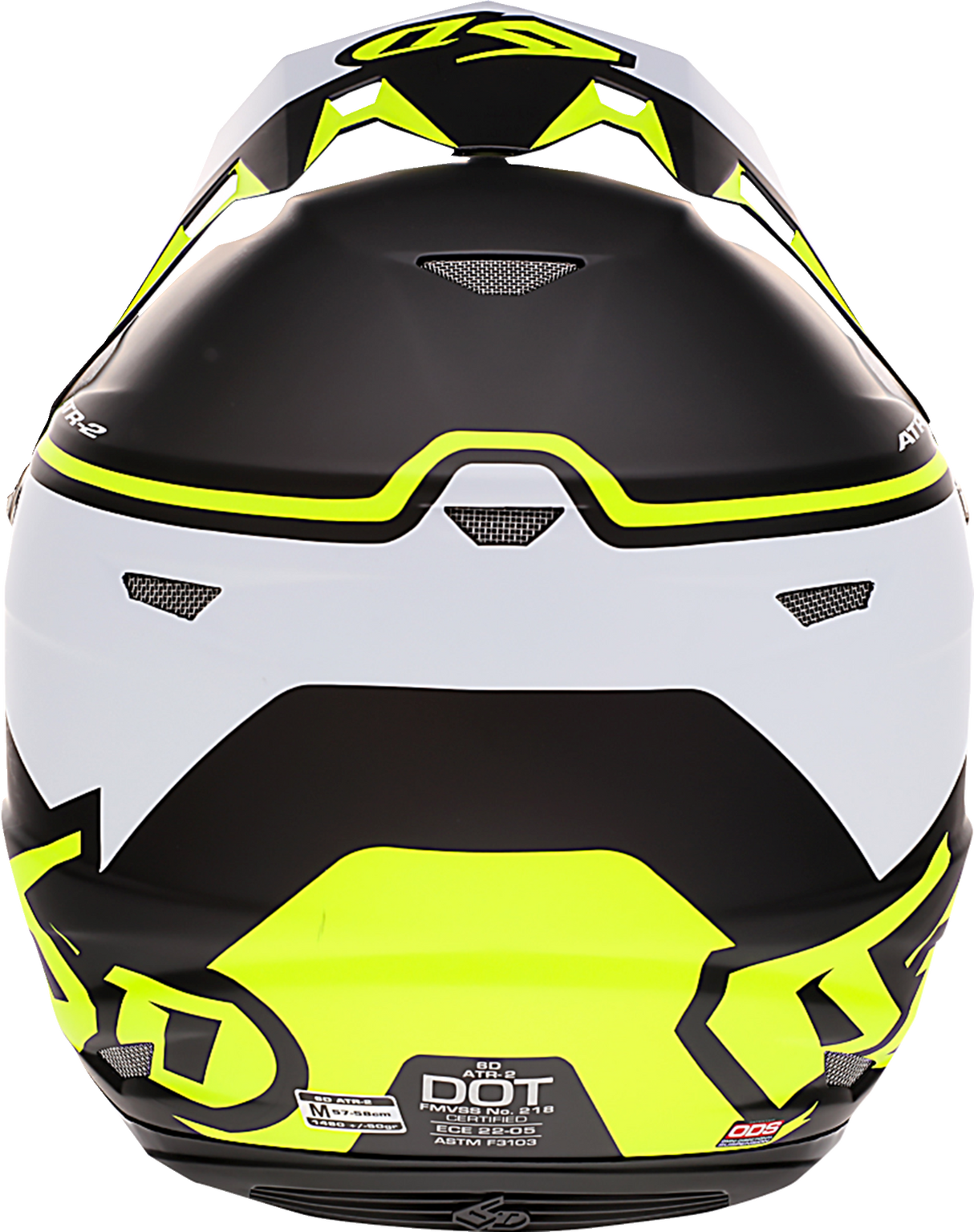 6D ATR-2 Helmet - Drive - Neon Yellow - XL 12-2768