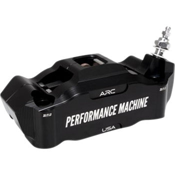 PERFORMANCE MACHINE (PM) Radial Mount Caliper - Front Right - Black Anodized 0052-2426-MB