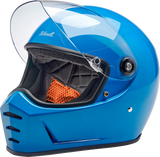 BILTWELL Lane Splitter Helmet - Gloss Tahoe Blue - Medium 1004-129-503