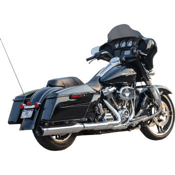 S&S CYCLE 2-into-1 4-1/2" Swindler Muffler Kit - Chrome - M8 Touring 550-1142
