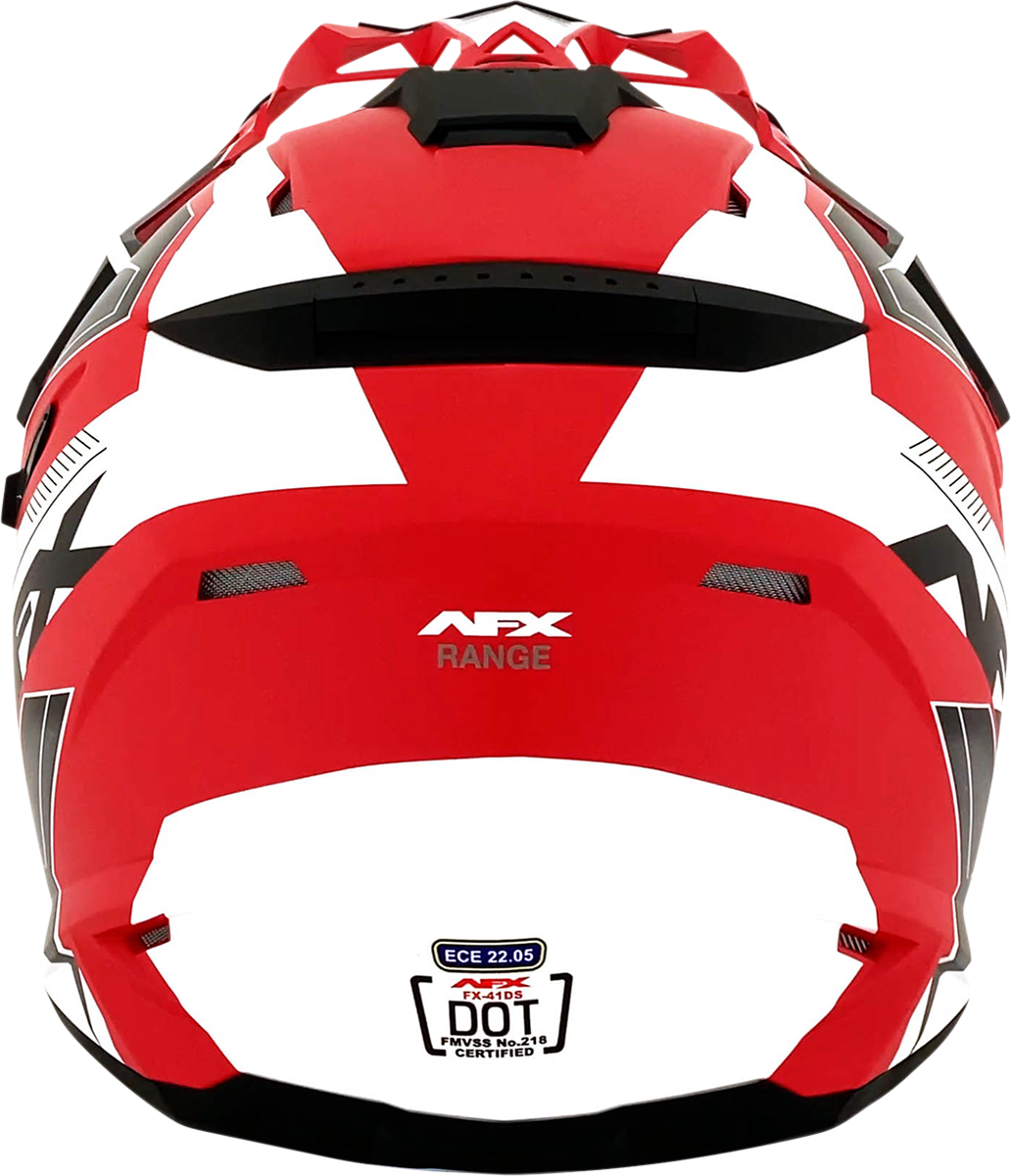 AFX FX-41 Helmet - Range - Matte Red - Medium 0140-0067