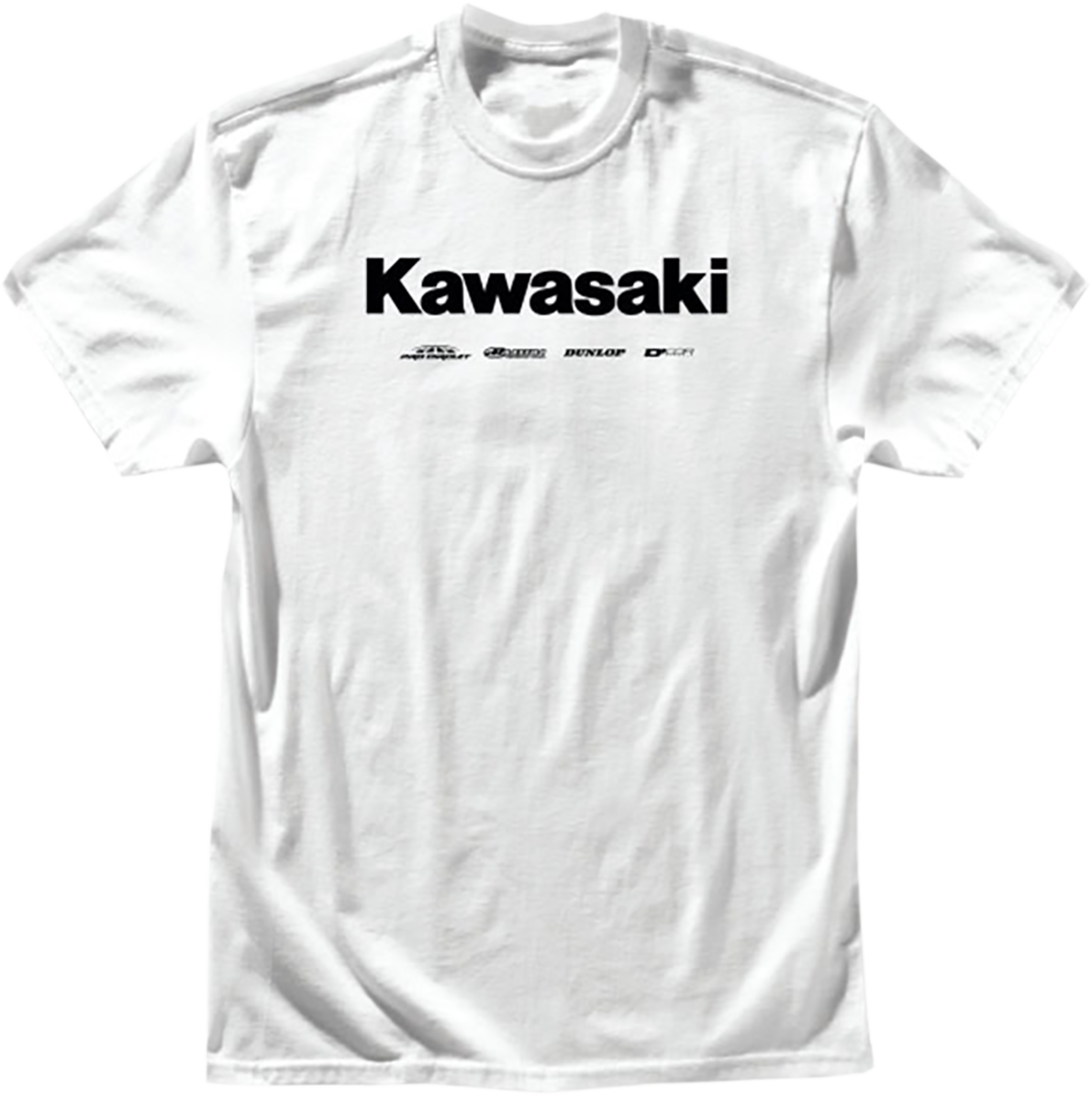 D'COR VISUALS Kawasaki Racing T-Shirt - White - Medium 80-120-2