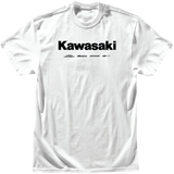 D'COR VISUALS Kawasaki Racing T-Shirt - White - XL 80-120-4