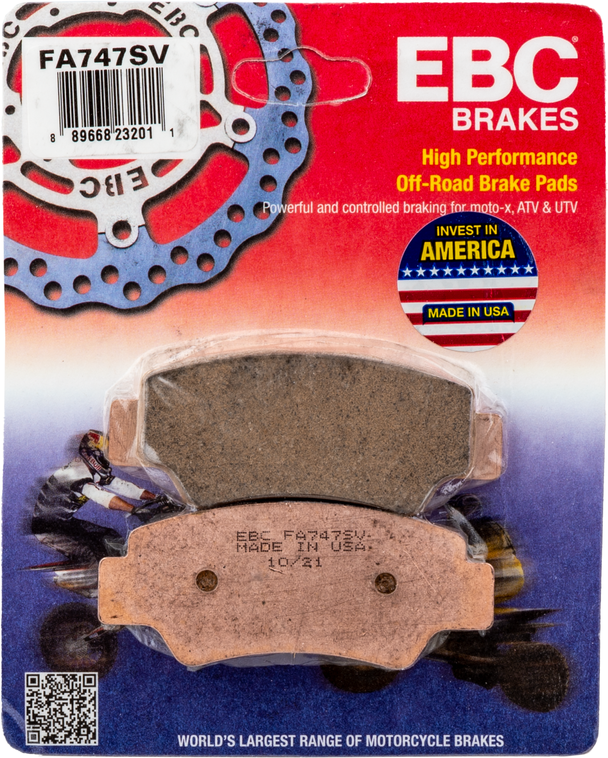 EBC Brake Pads Fa747sv Severe Duty Sv Series FA747SV