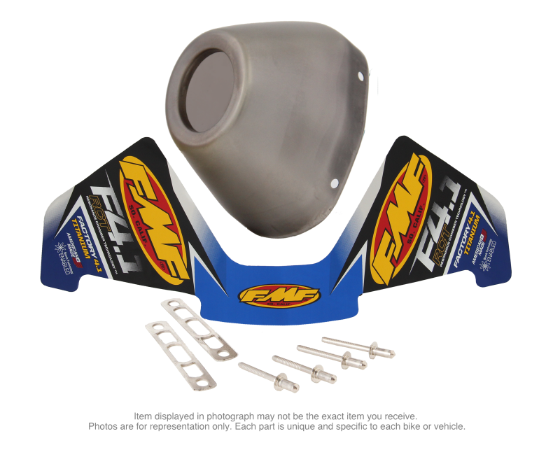 FMF Racing RCT Titanium Replacement End Cap Kit 040642